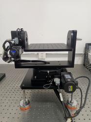 2 Axis Motorized Rotary Stage / Azimuth Elevation Rotary Stage